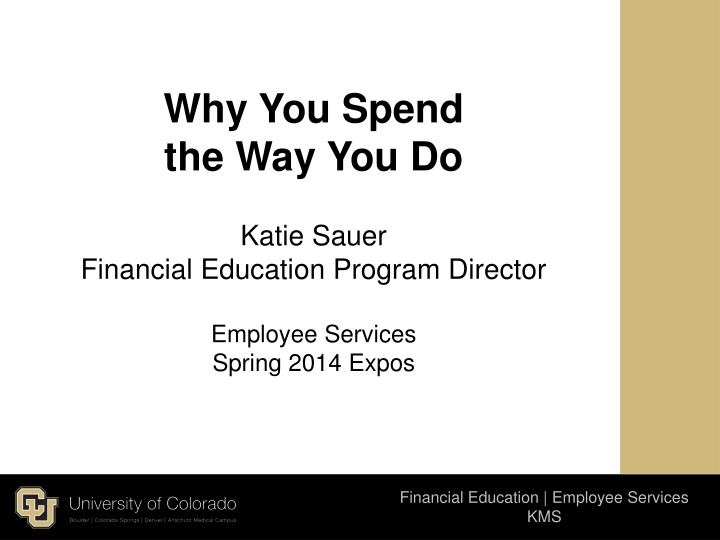 why you spend the way you do