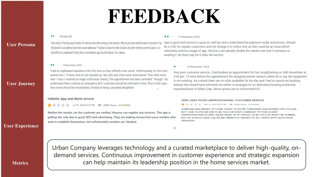feedback
