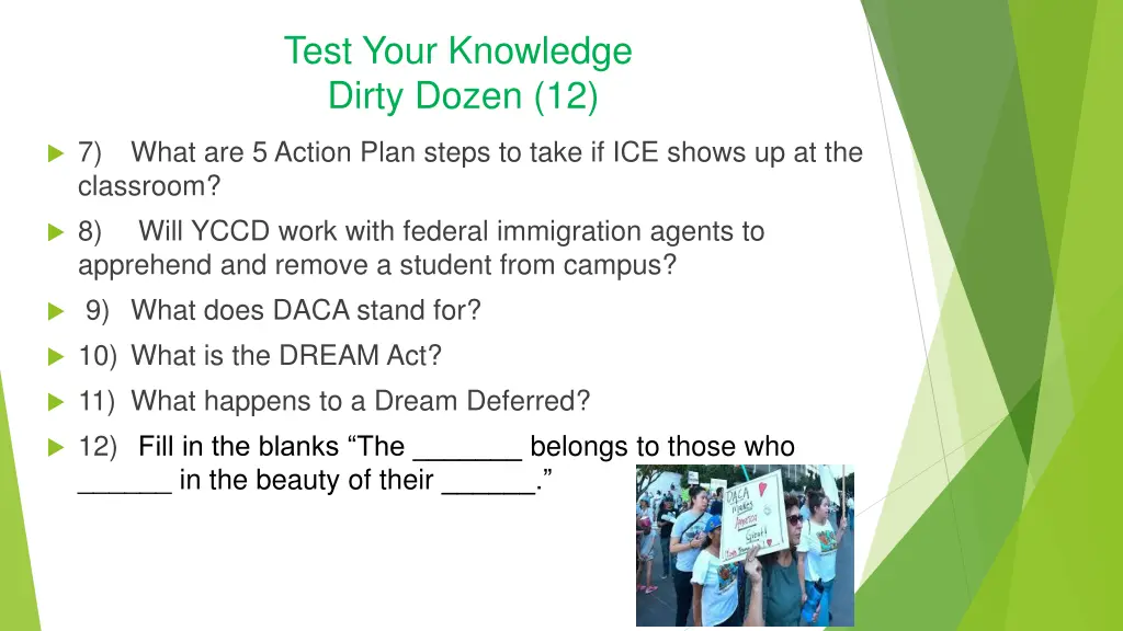 test your knowledge dirty dozen 12 1