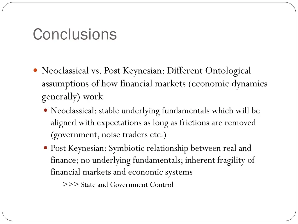 conclusions