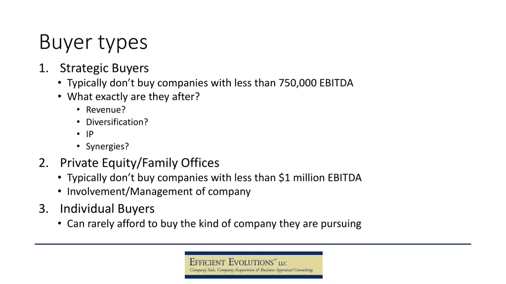 buyer types