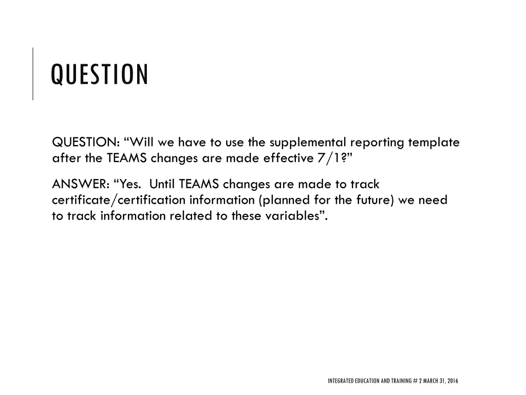question 2