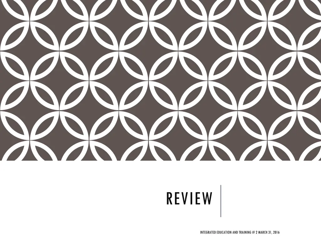 review
