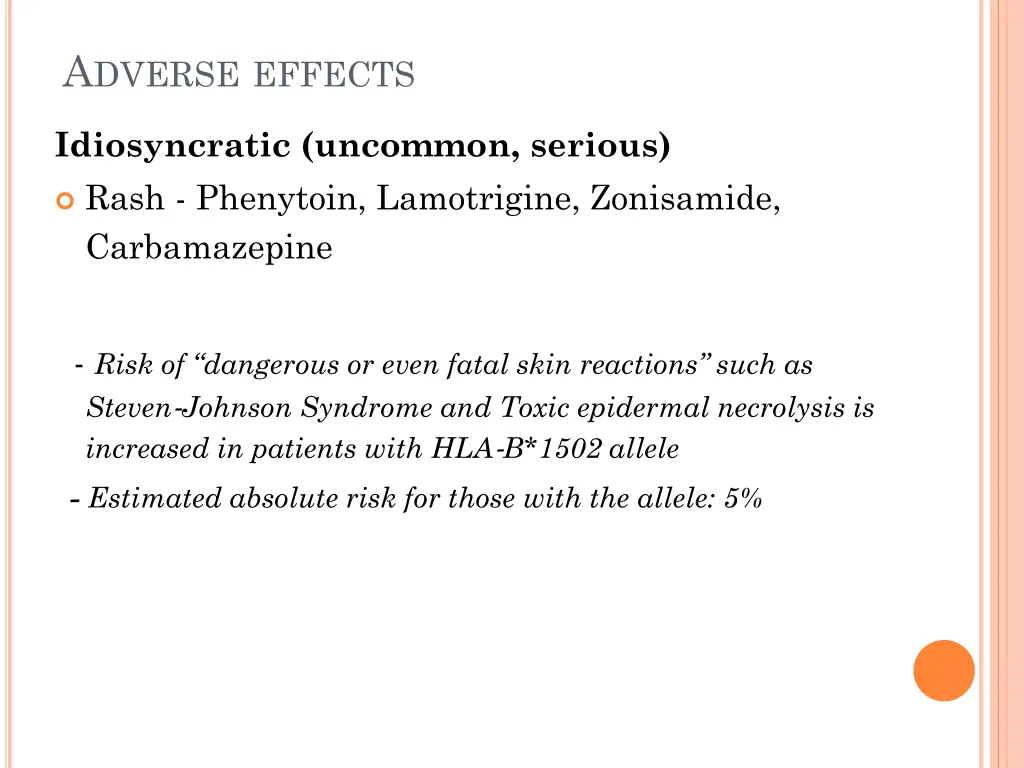 a dverse effects 1