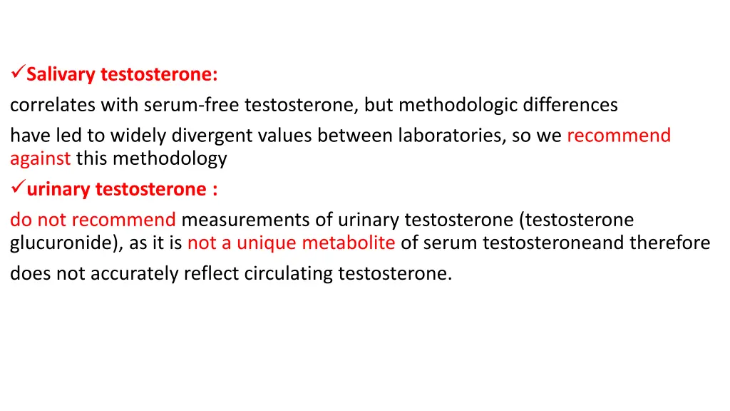 salivary testosterone correlates with serum free