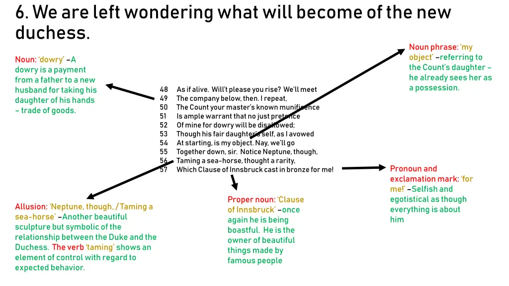 6 we are left wondering what will become