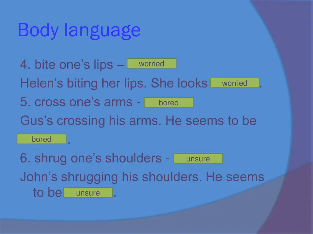 body language 1