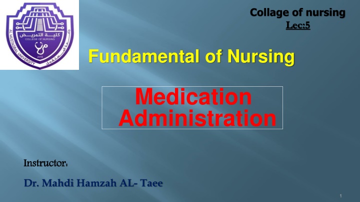 collage of nursing lec 5