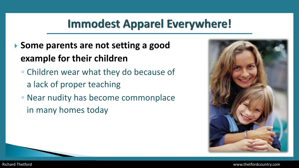 some parents are not setting a good example