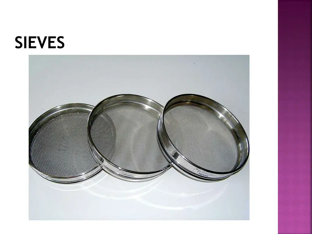 sieves