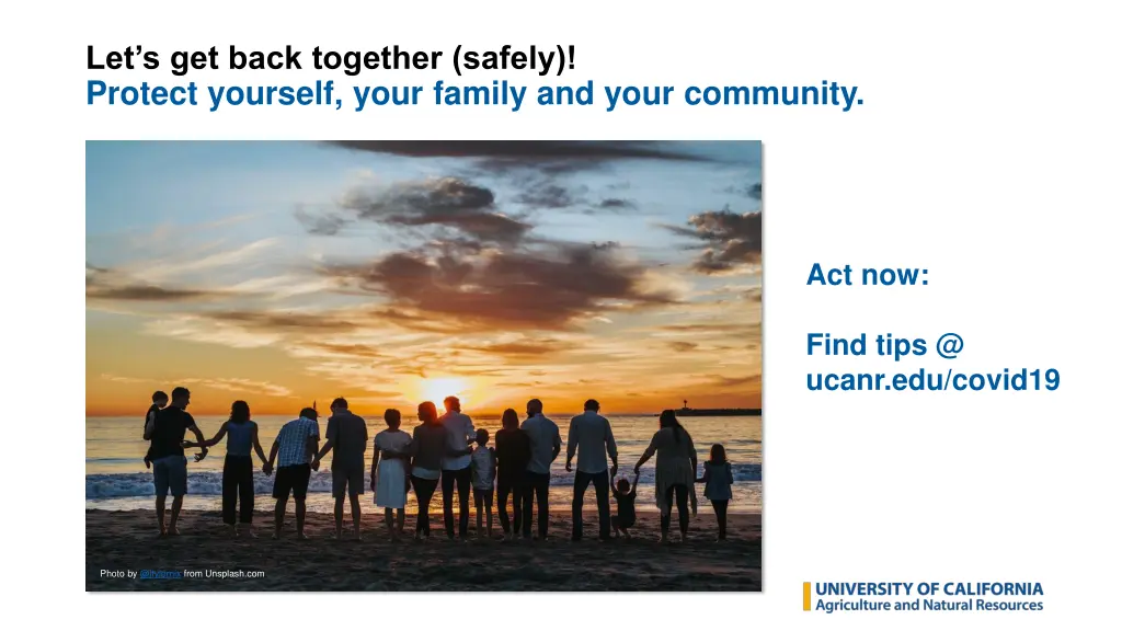 let s get back together safely protect yourself