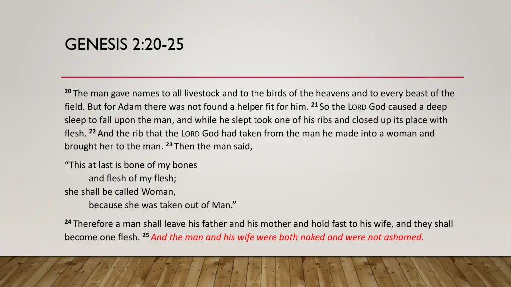genesis 2 20 25