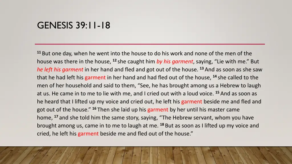 genesis 39 11 18