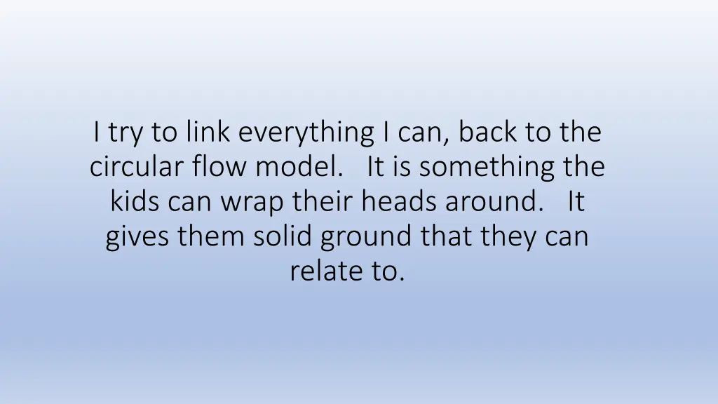 i try to link everything i can back