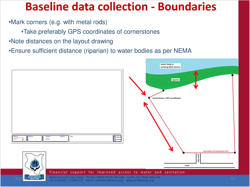 baseline data collection boundaries