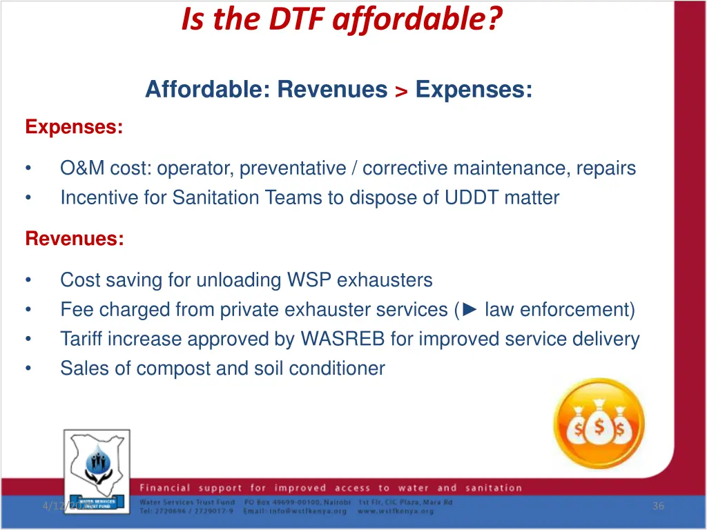 is the dtf affordable