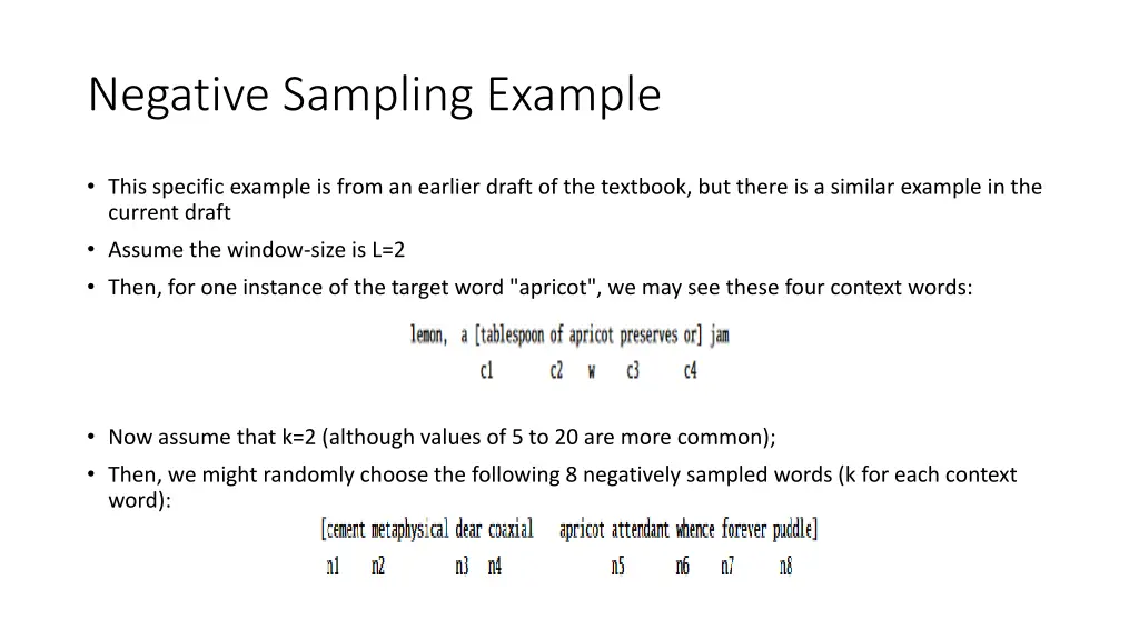 negative sampling example