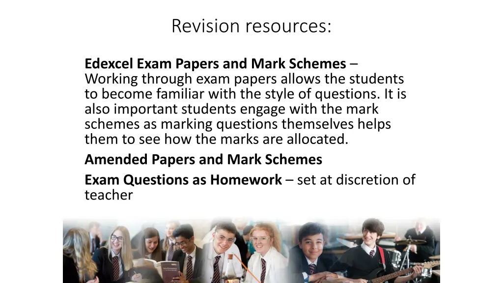 revision resources