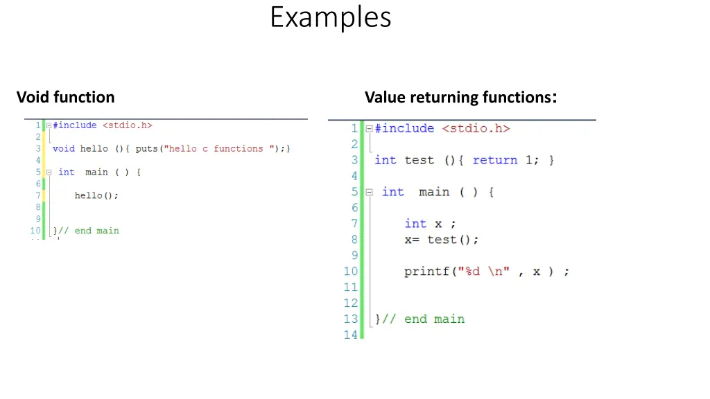 examples