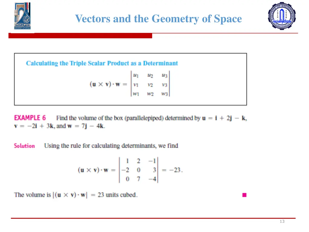 vectors and the geometry of space 11