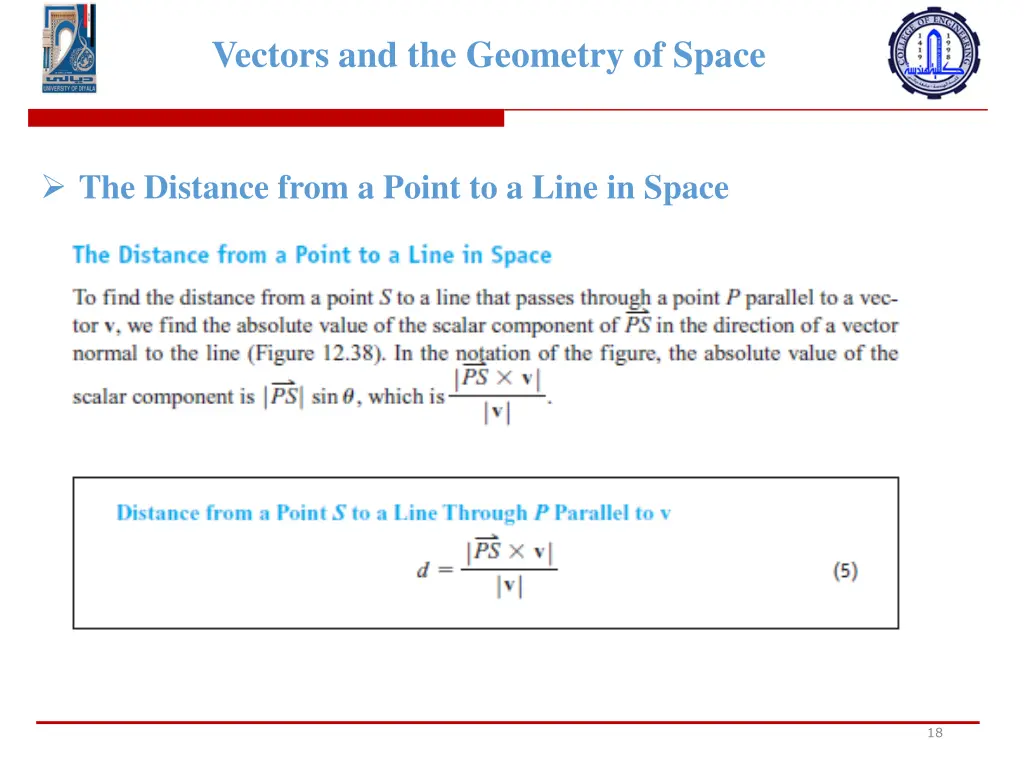 vectors and the geometry of space 16