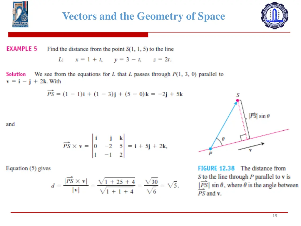 vectors and the geometry of space 17