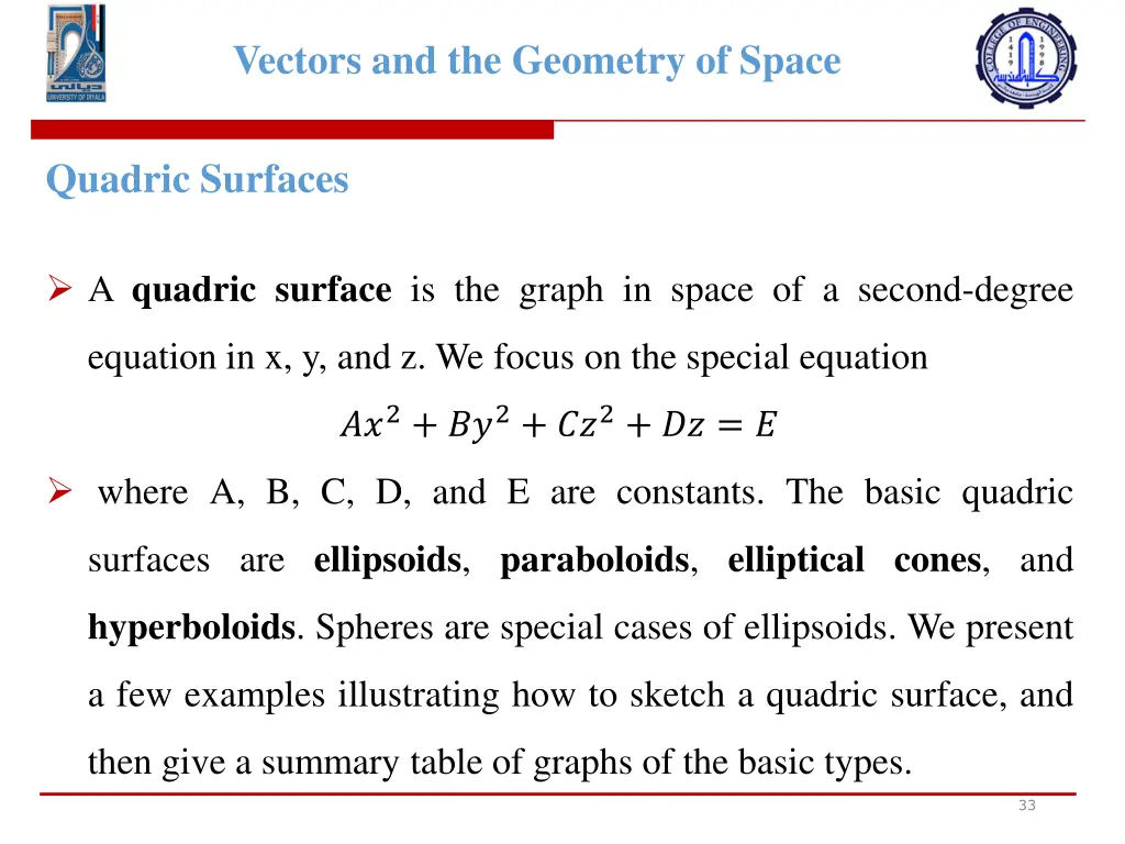 vectors and the geometry of space 31