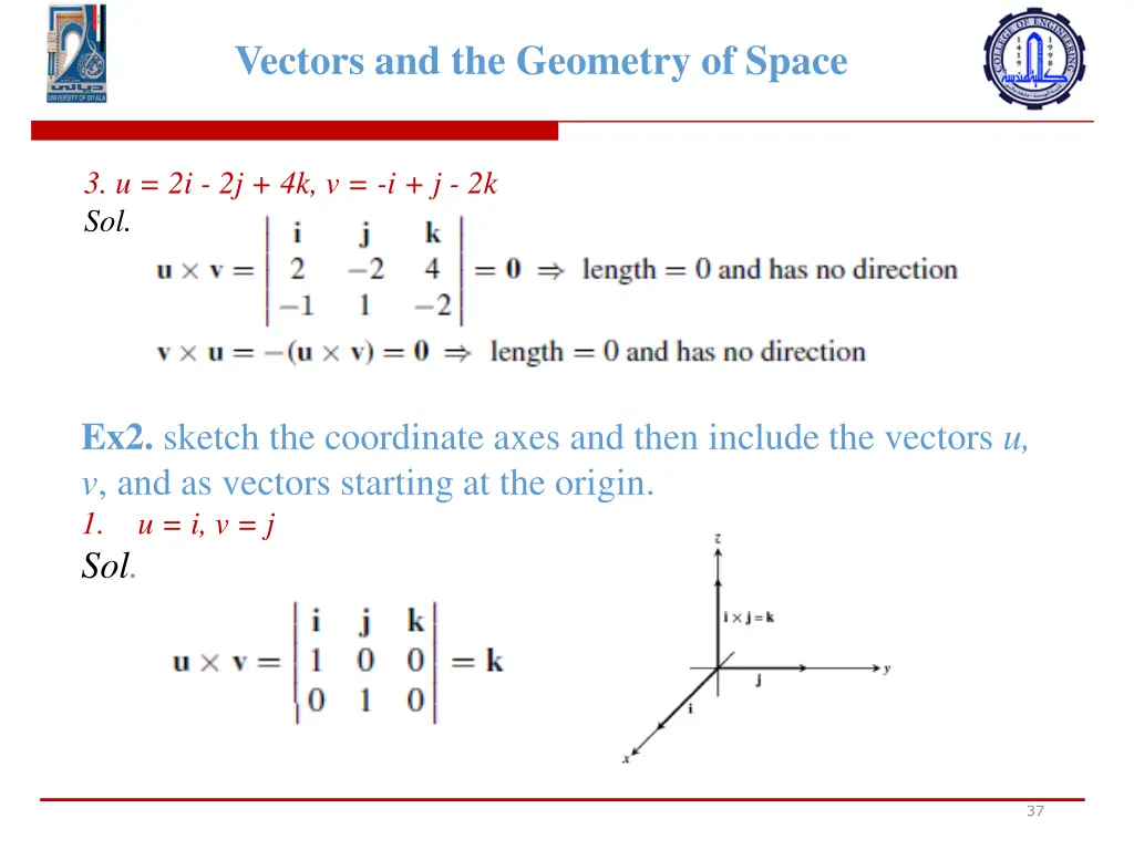 vectors and the geometry of space 35