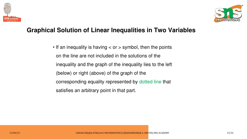 graphical solution of linear inequalities 2