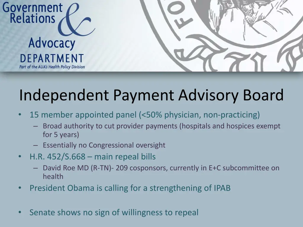 independent payment advisory board 15 member