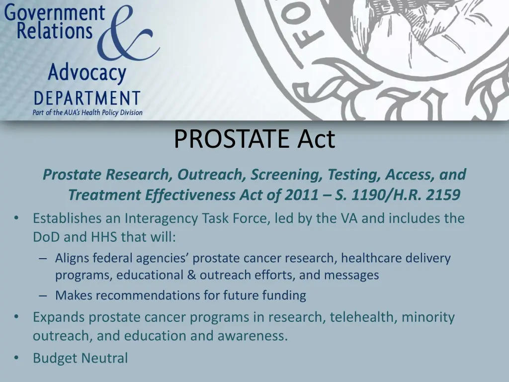 prostate act