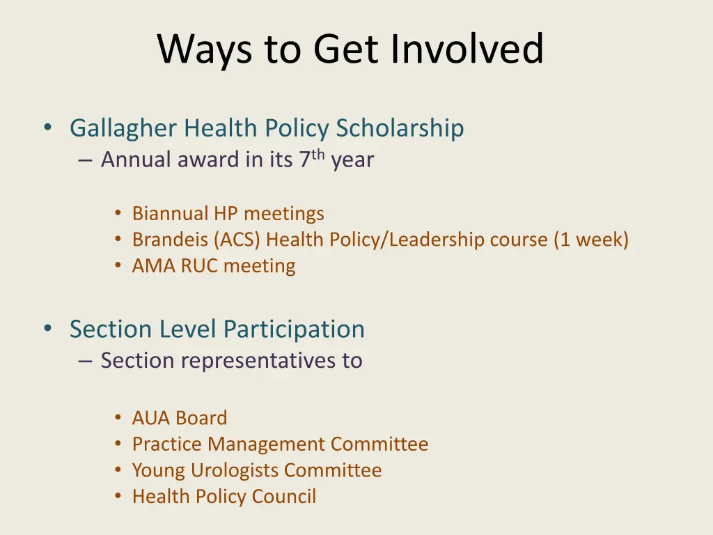 ways to get involved 1