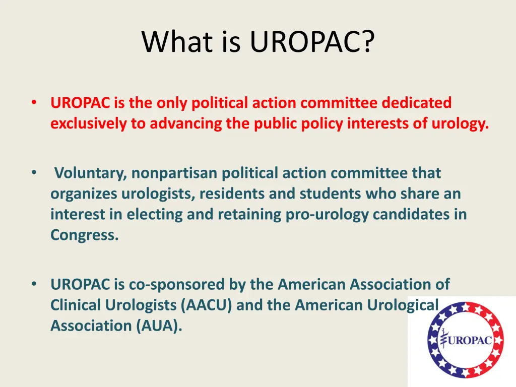 what is uropac