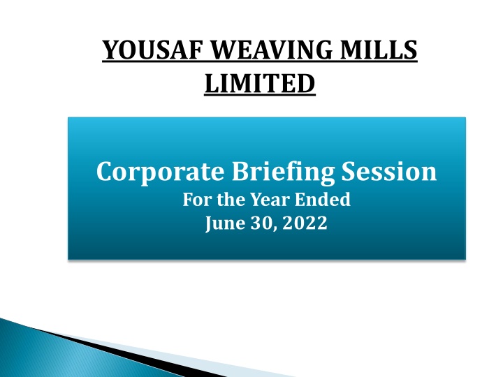yousaf weaving mills limited