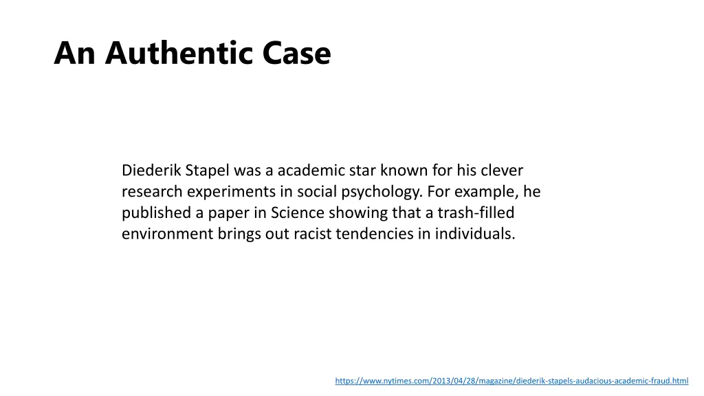 an authentic case