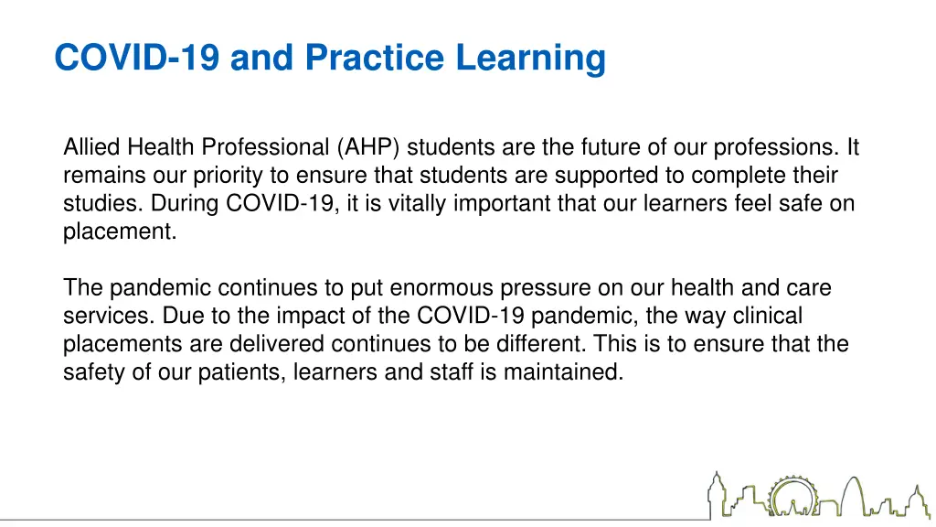 covid 19 and practice learning