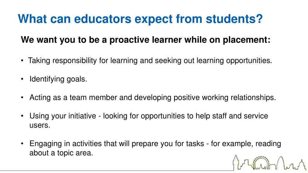 what can educators expect from students