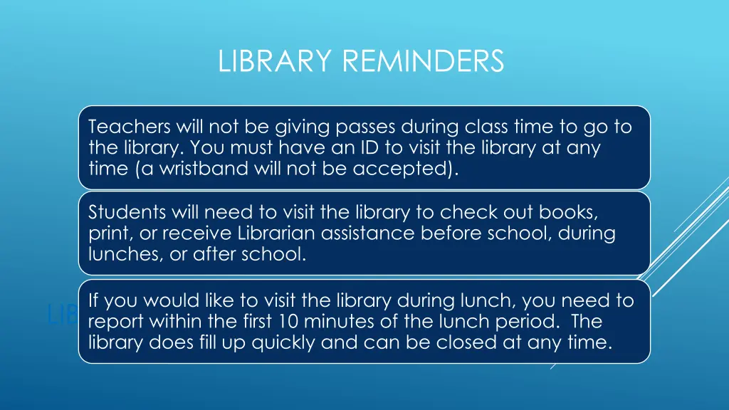 library reminders