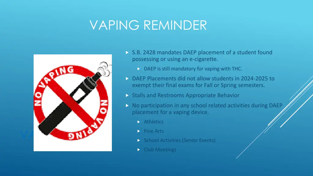 vaping reminder