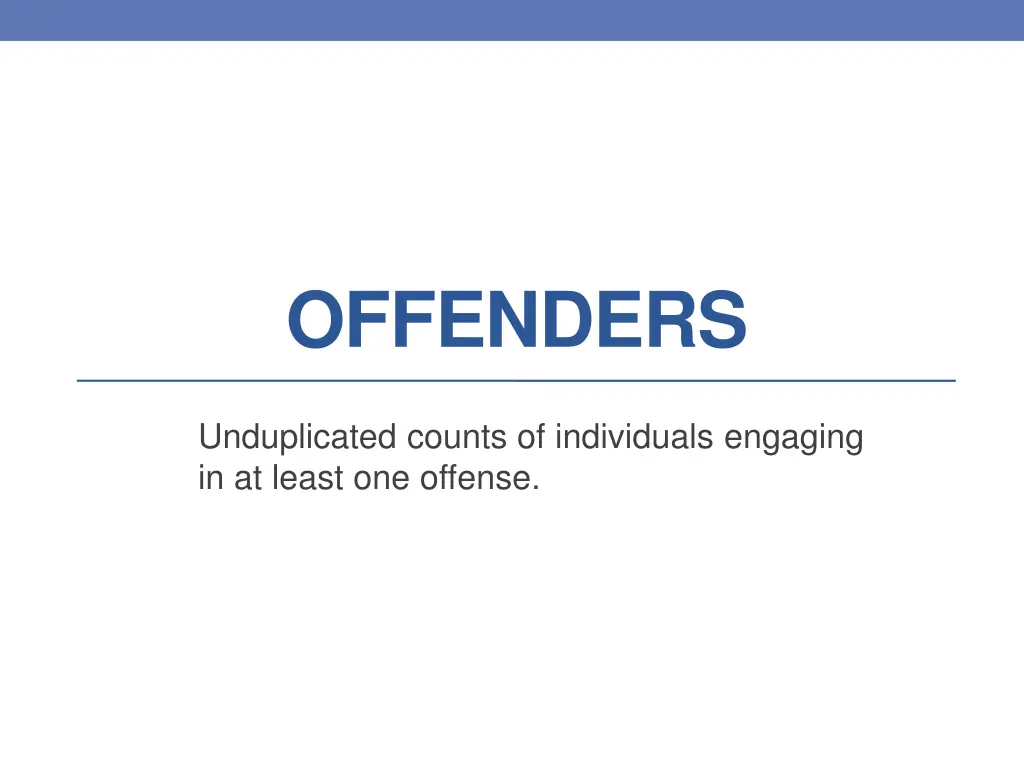 offenders