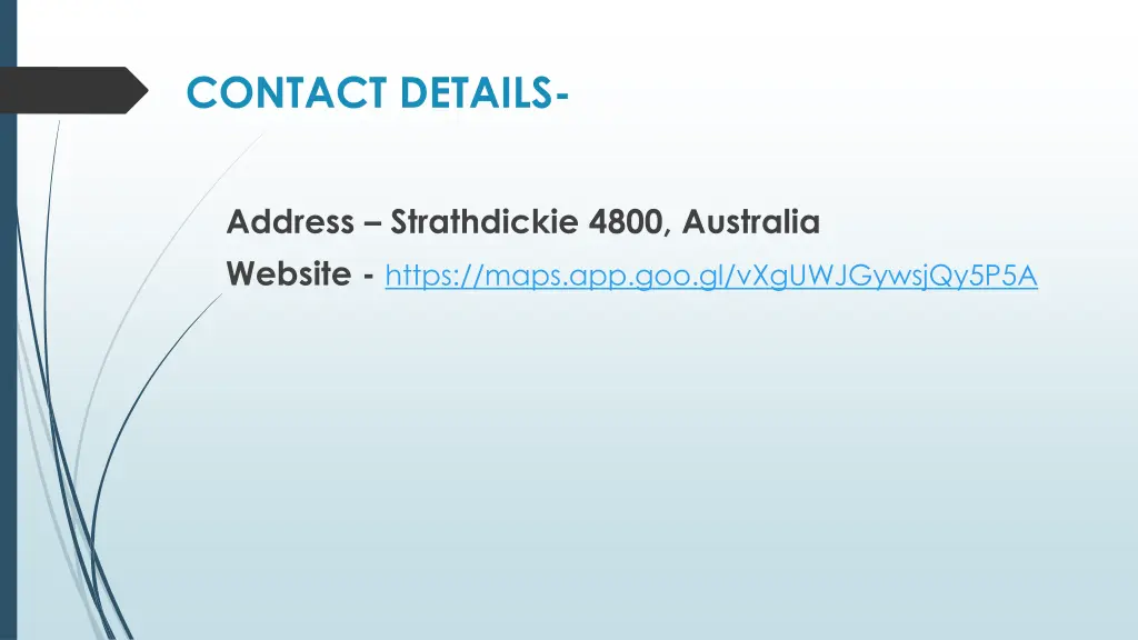 contact details