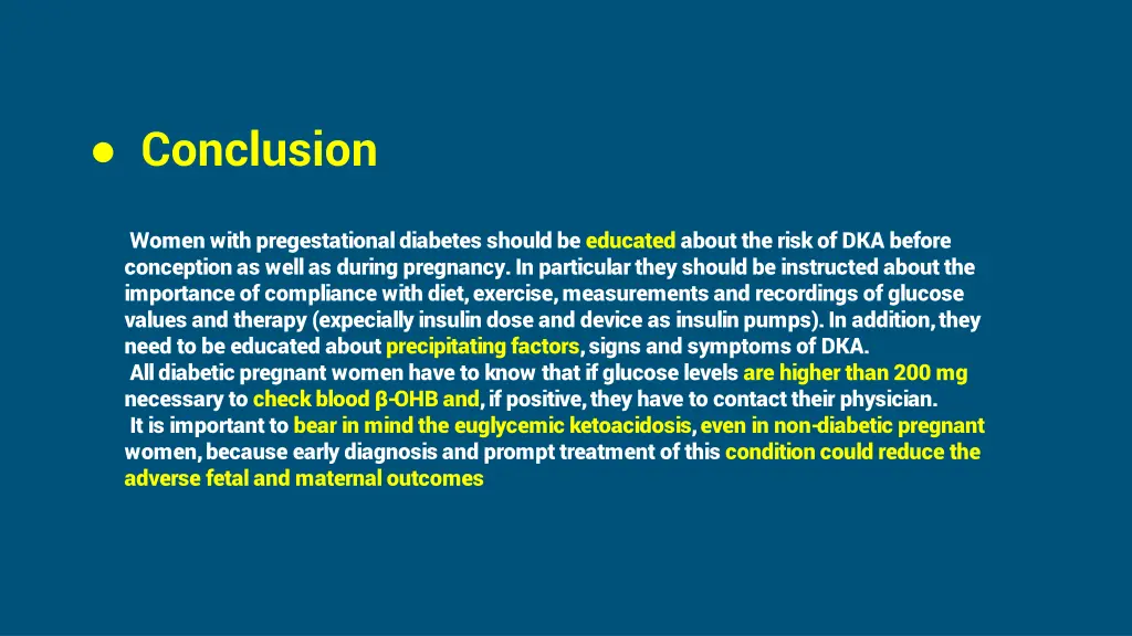 conclusion