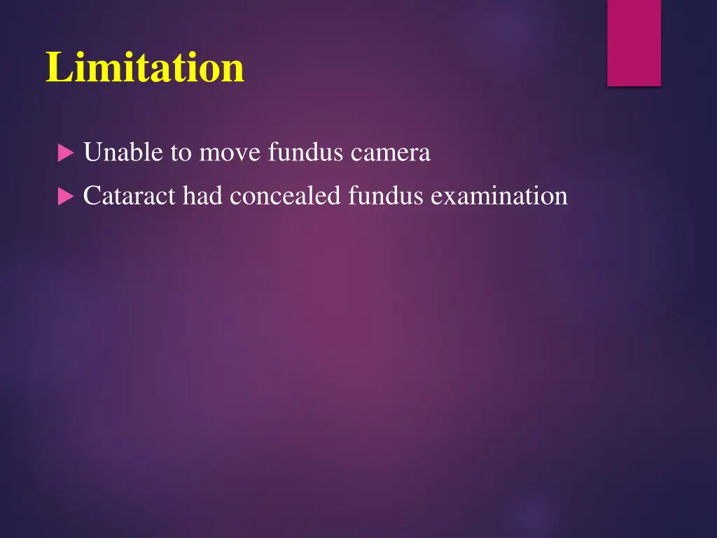 limitation
