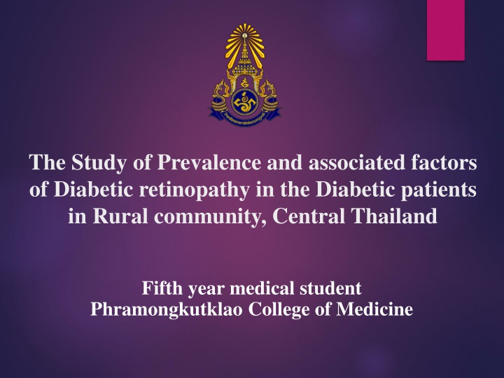 the study of prevalence and associated factors