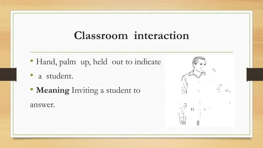 classroom interaction 6