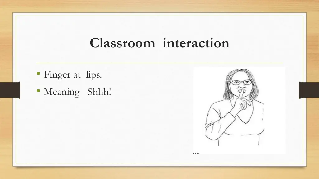 classroom interaction