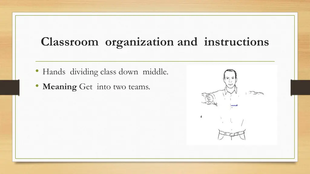 classroom organization and instructions 1