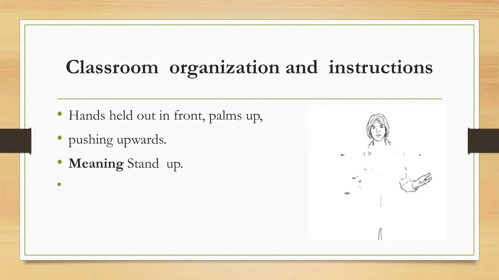 classroom organization and instructions 2