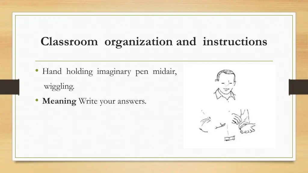 classroom organization and instructions 5
