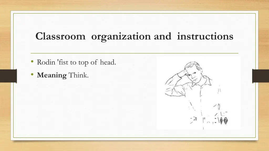 classroom organization and instructions 7
